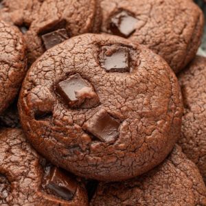 Double Chocolate Chunk Cookies